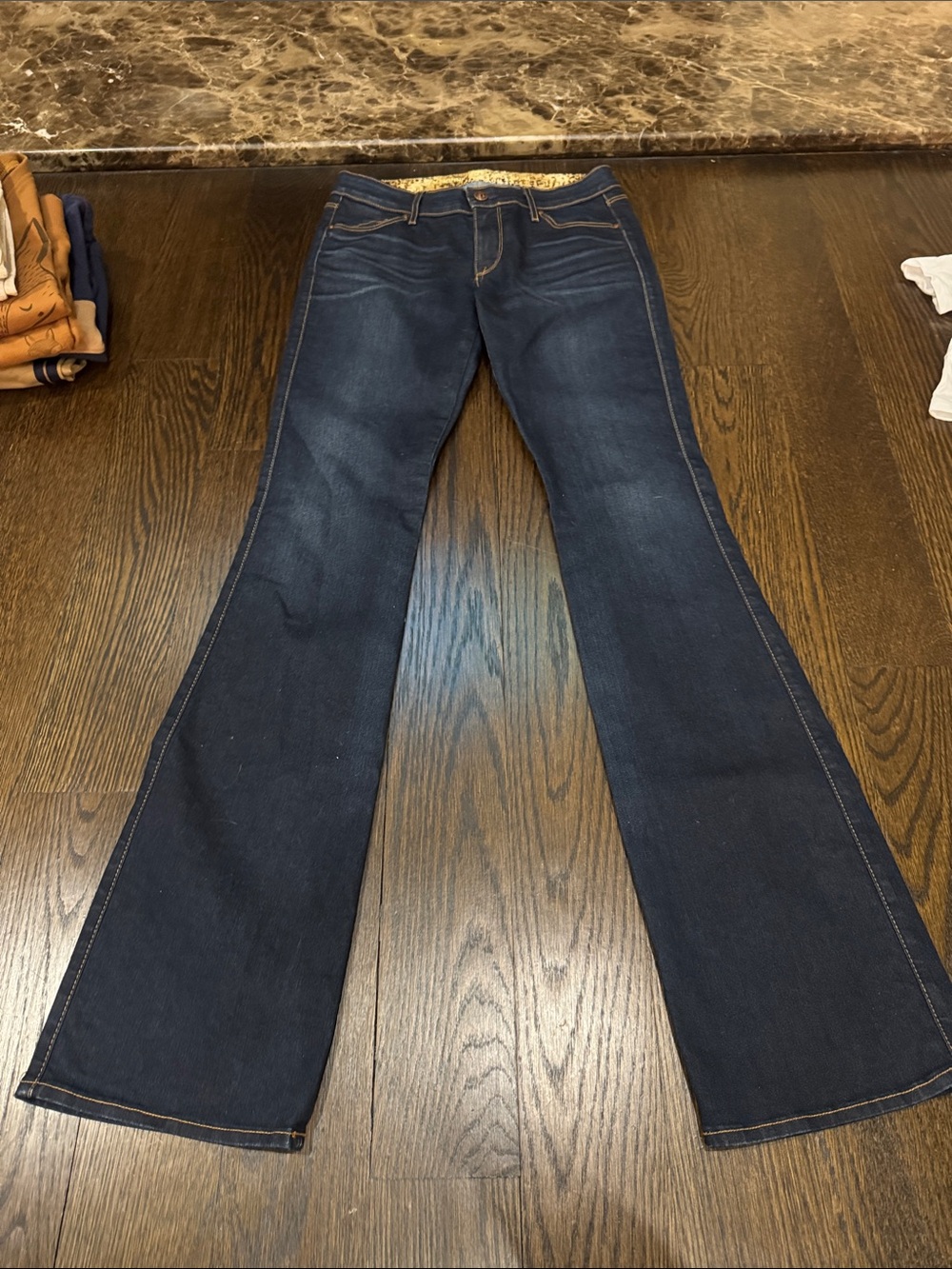 Rich & Skinny Dark Blue Flare Jeans